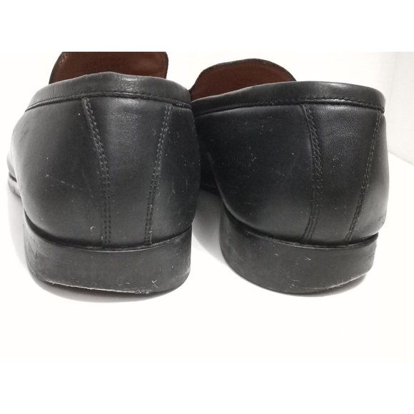Hugo Boss Black 12 Leather Business Casual Occasion Slip On Logo Loafer Shoes main image 10